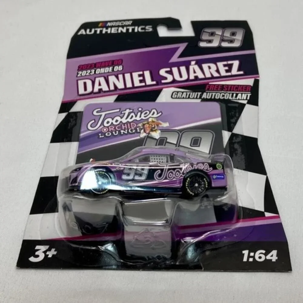 Nascar Authentics Tootsies Daniel Sua'rez 99 Wave 06 SKU-27661 Race Car NIP 2023